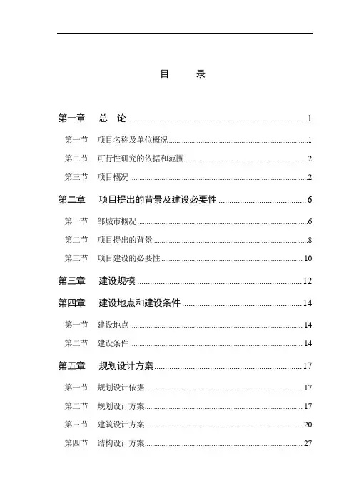 学校-可行性研究报告