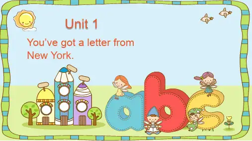 Module6Unit1You'vegotaletterfromNewYork(课件)外研版英语六年