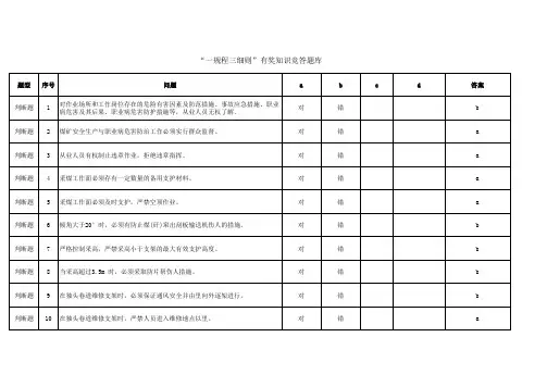 一规程三细则