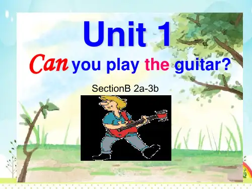 _Unit 1 Section B 2a-3b22-23学年人教版七年级英语下册