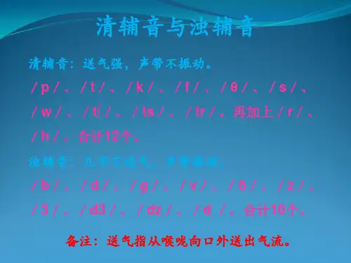 名词复数动词三人称单数现在分词及过去式发音规则