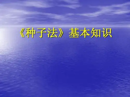 种子文稿