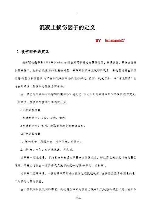 ABAQUS_混凝土损伤塑性模型_损伤因子