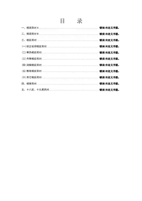 中药药对集锦190