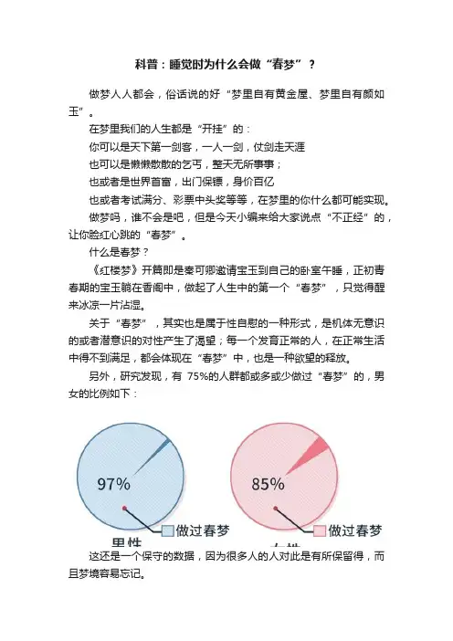 科普：睡觉时为什么会做“春梦”？