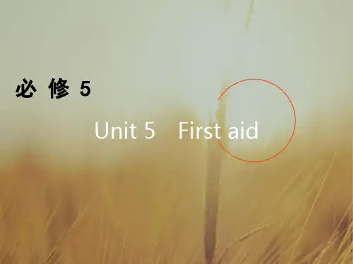 2018高考英语一轮复习课件 必修5 Unit 5 精品