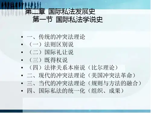 第二章  国际私法发展史