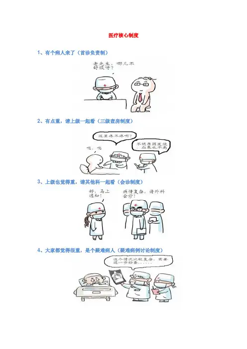 巧记十八项医疗核心制度