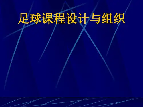 足球课的设计与组织