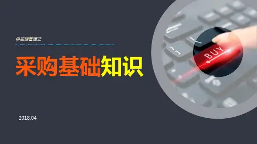 培训课程1.商超零售行业供应链管理之采购基础知识培训