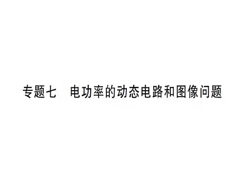 第十六章 专题七 电功率的动态电路和图像问题—2020秋沪科版九年级物理上册课件