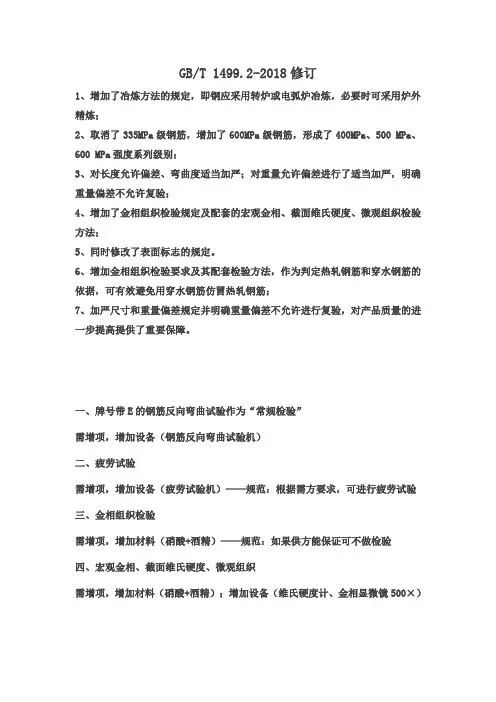 GBT 1499.2-2018修订