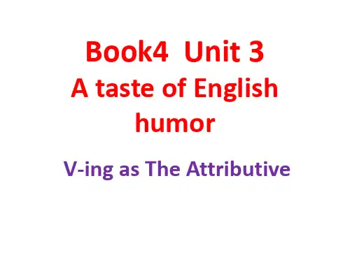 人教高中英语必修4 Unit 3 Using language(共21张PPT)