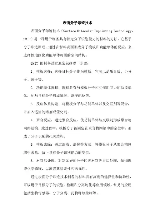 表面分子印迹技术