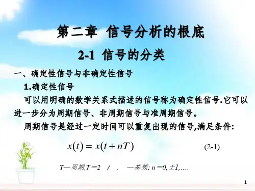 工程测试与信号处理第二章信号分析基础1