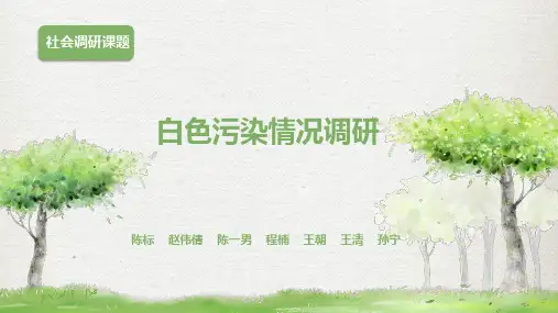 白色污染ppt
