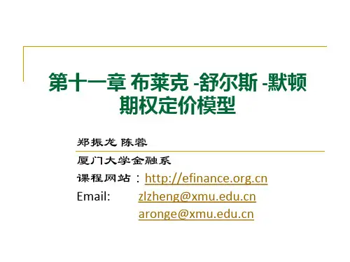 郑振龙金融工程PPT FE11