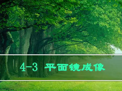 《平面镜成像》光现象PPT课件2