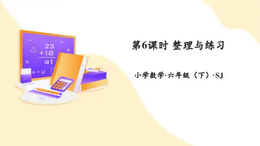 第二单元 第6课时  整理与练习(课件)六年级数学下册  苏教版