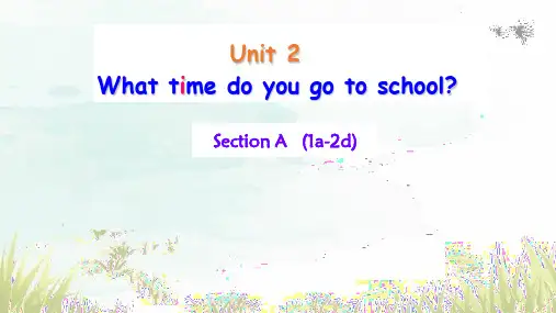 Unit2SectionA1a2d课件人教版七年级英语下册3