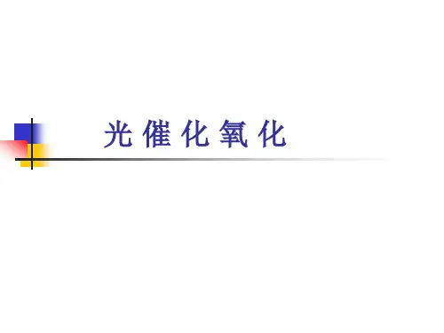 光催化氧化PPT教学课件(1)