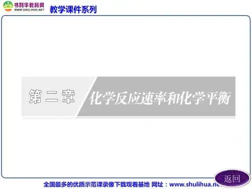 第二章第一节化学反应速率