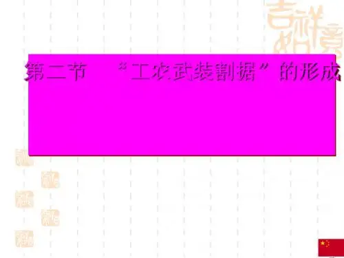 工农武装割据的形成 PPT课件
