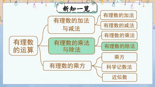 2024年秋季新人教版7年级上册数学教学课件 2.2.2 第2课时 有理数的加、减、乘、除混合运算