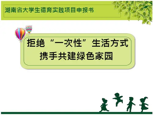 湖南省大学生德实践项目申报书 