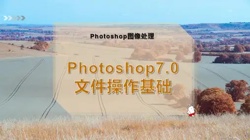 Photoshop7.0文件操作基础