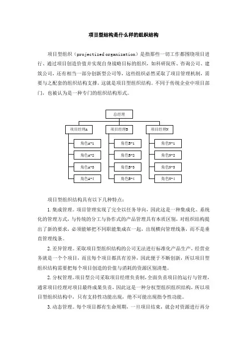 项目型结构是什么样的组织结构(杨少杰)