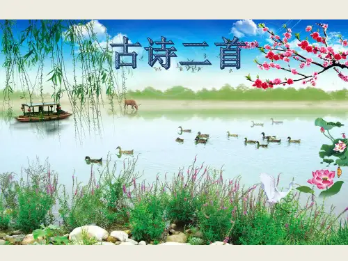 北师大版四年级语文下册《3 花-古诗二首》课件