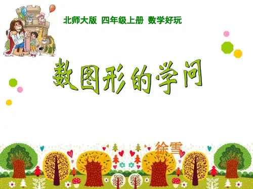 【北师大版】数学四年级上册：数学好玩《数图形的学问》ppt