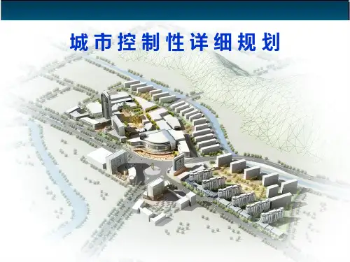 城市规划原理控制性详细规划