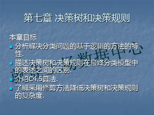 决策树算法(PPT36页)