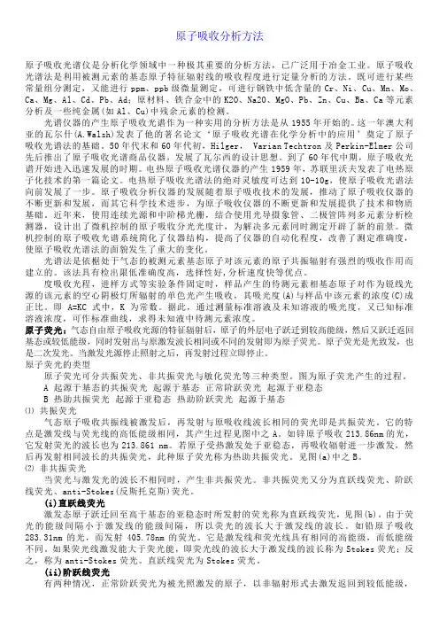 原子吸收分析方法
