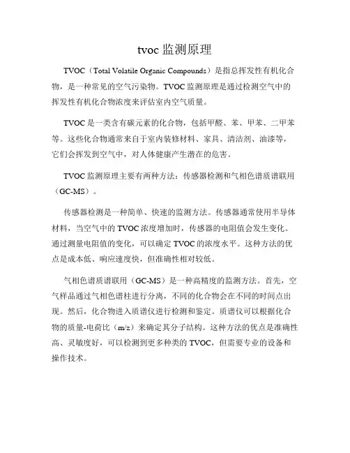 tvoc监测原理