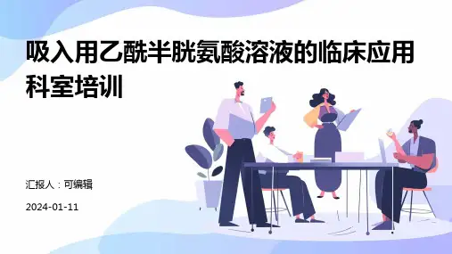 吸入用乙酰半胱氨酸溶液的临床应用科室培训