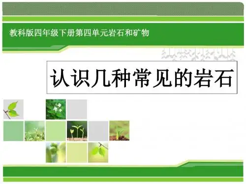 《认识几种常见的岩石》岩石和矿物精品ppt课件2