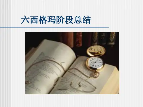 六西格玛管理阶段总结
