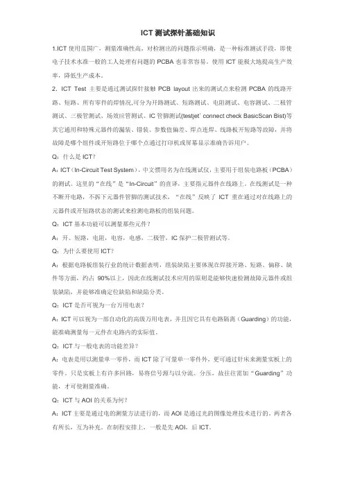 ICT测试探针基础知识