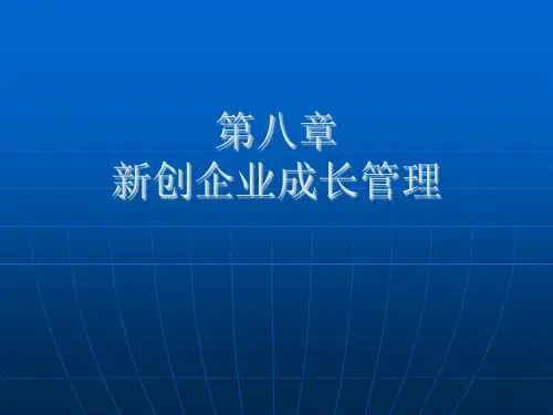新创企业成长管理(PPT48页)