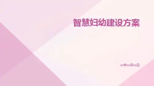 智慧妇幼建设方案