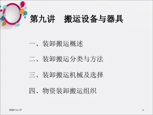 《搬运设备与器具》PPT课件