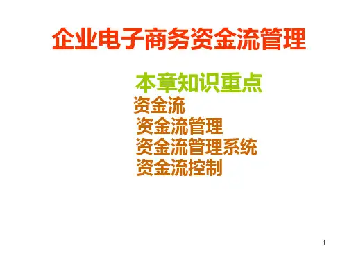 企业电子商务资金流管理