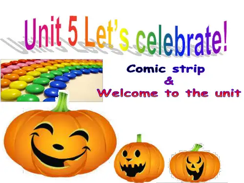 Unit5Welcome课件2023-2024学年牛津译林版英语七年级上册