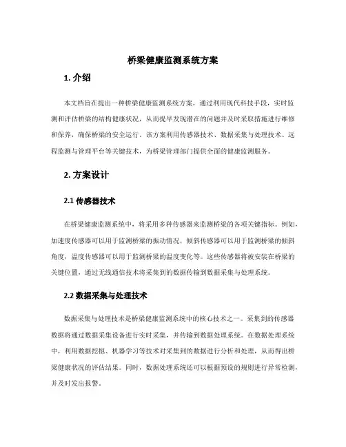 桥梁健康监测系统方案