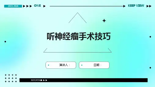 听神经瘤手术技巧