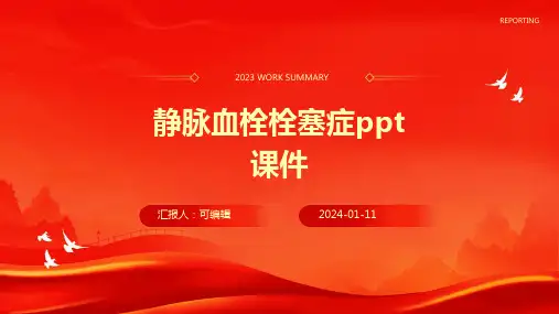 静脉血栓栓塞症ppt课件