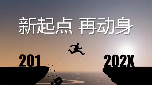 年终总结计划工作报告PPT模板